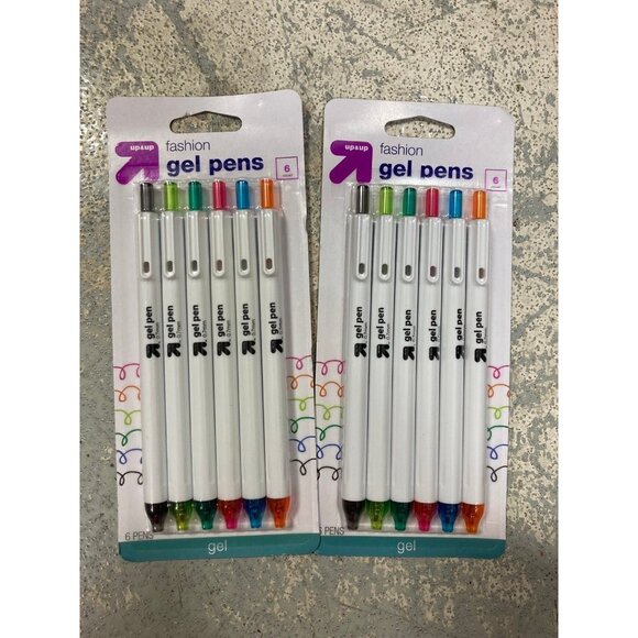 up & up Fashion Gel Pens 6pk 2packs - Picture 1 of 3